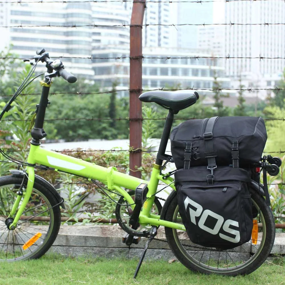 3 in 1 Multifunction Mountain Bike Bag Pannier Rear Seat Trunk Bag I1491