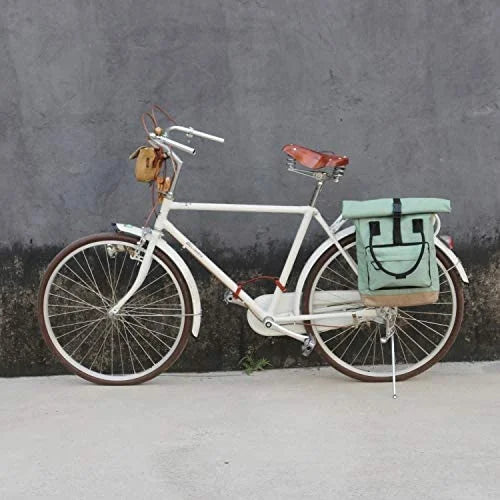 Nylon Roll-top Bike Panniers Shoulder Tote Bag R130
