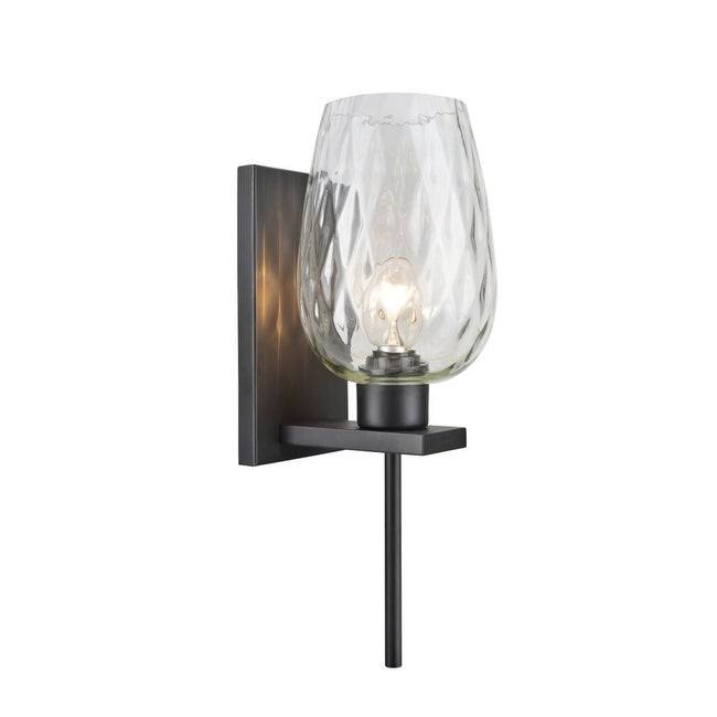 Oil Rubbed Bronze Metal Bathroom Vanity Wall Light Fixture E585866