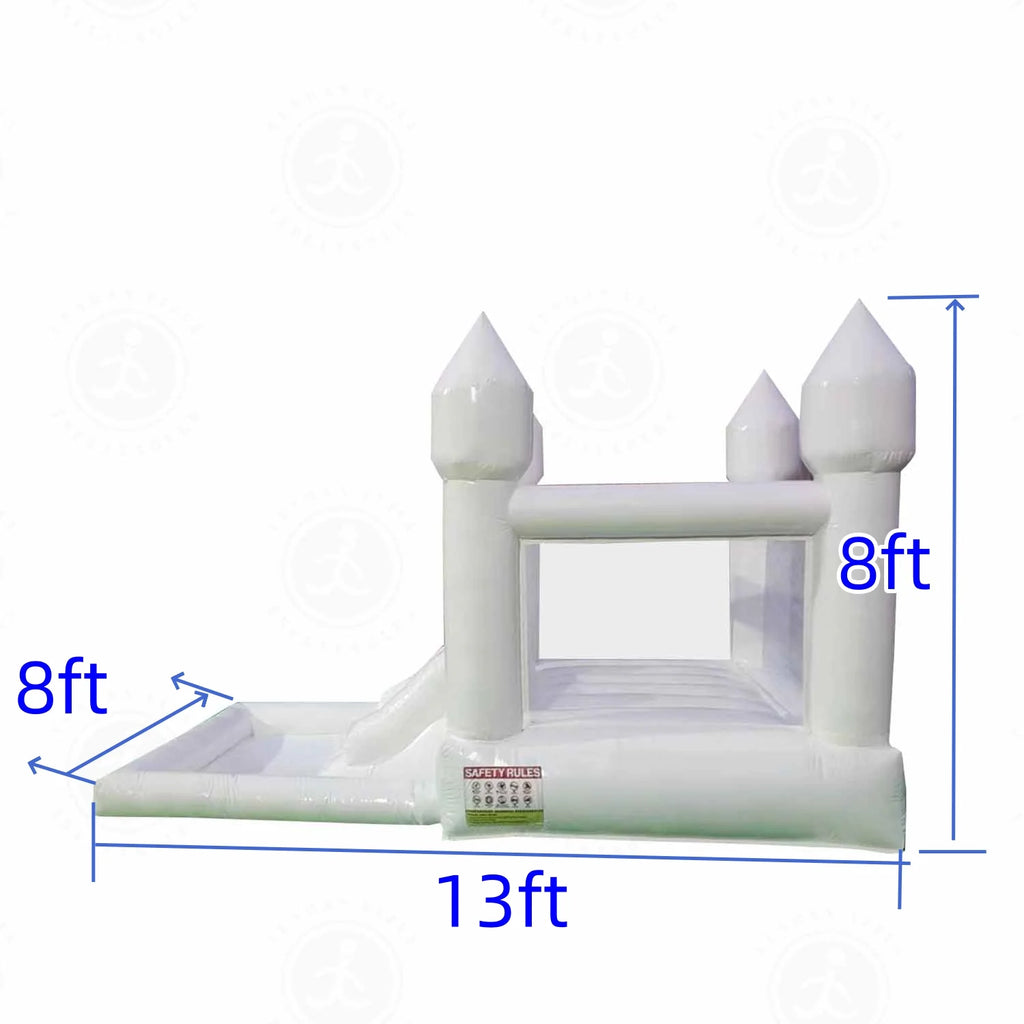 Kids Bounce House PVC Slide Ball Pit 3in1 with Air Blower 13 x 8ft T1249
