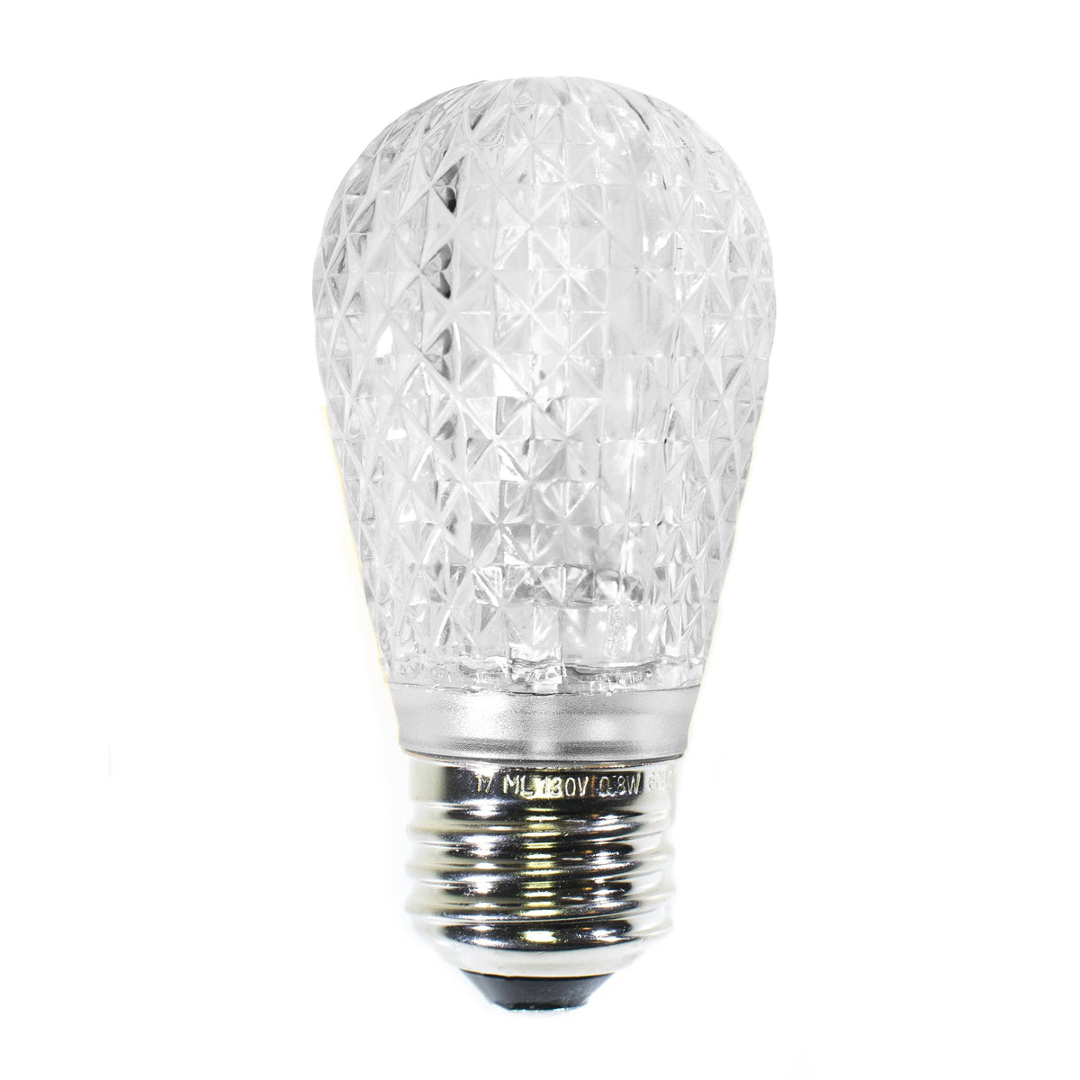 250 Faceted Cool White LED Festive Bulbs Y24734