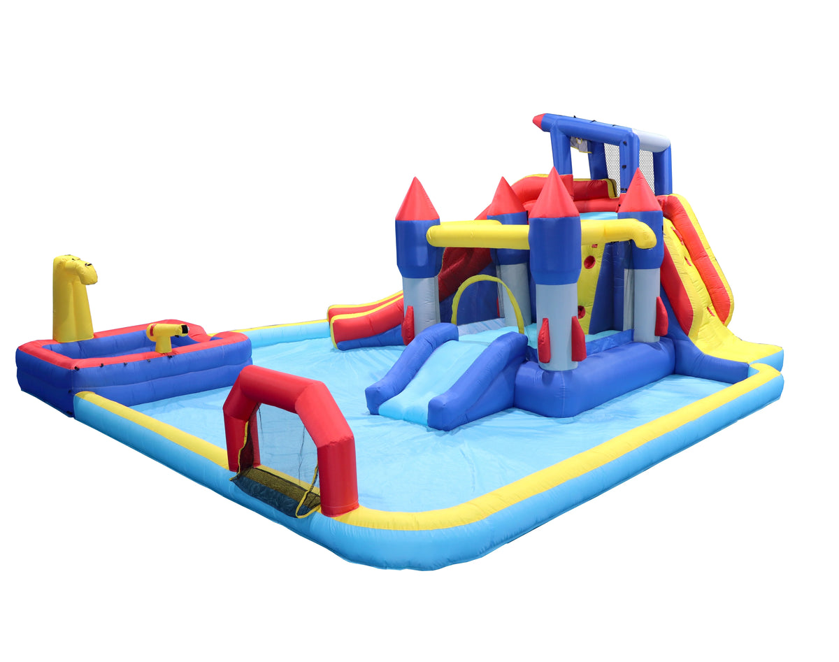 10 in1 Inflatable Water Park with Splash Pool R639038
