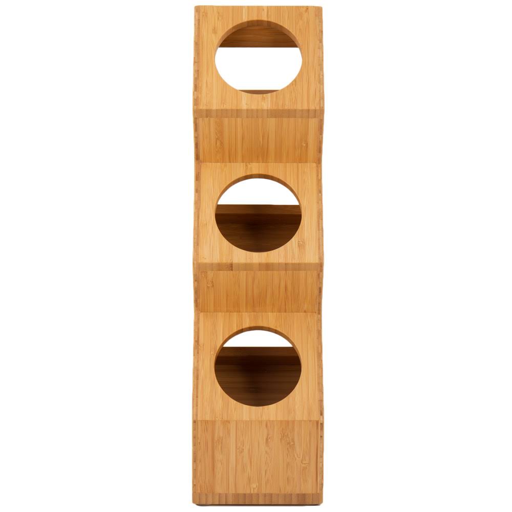 Bamboo 3-Compartment Cylinder Display J6516