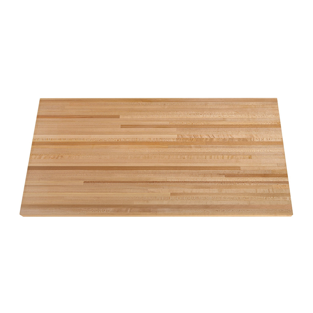 Solid Hardwood Butcher Block Countertop, 1.5" Thickness, 84" L x 25" W R53502
