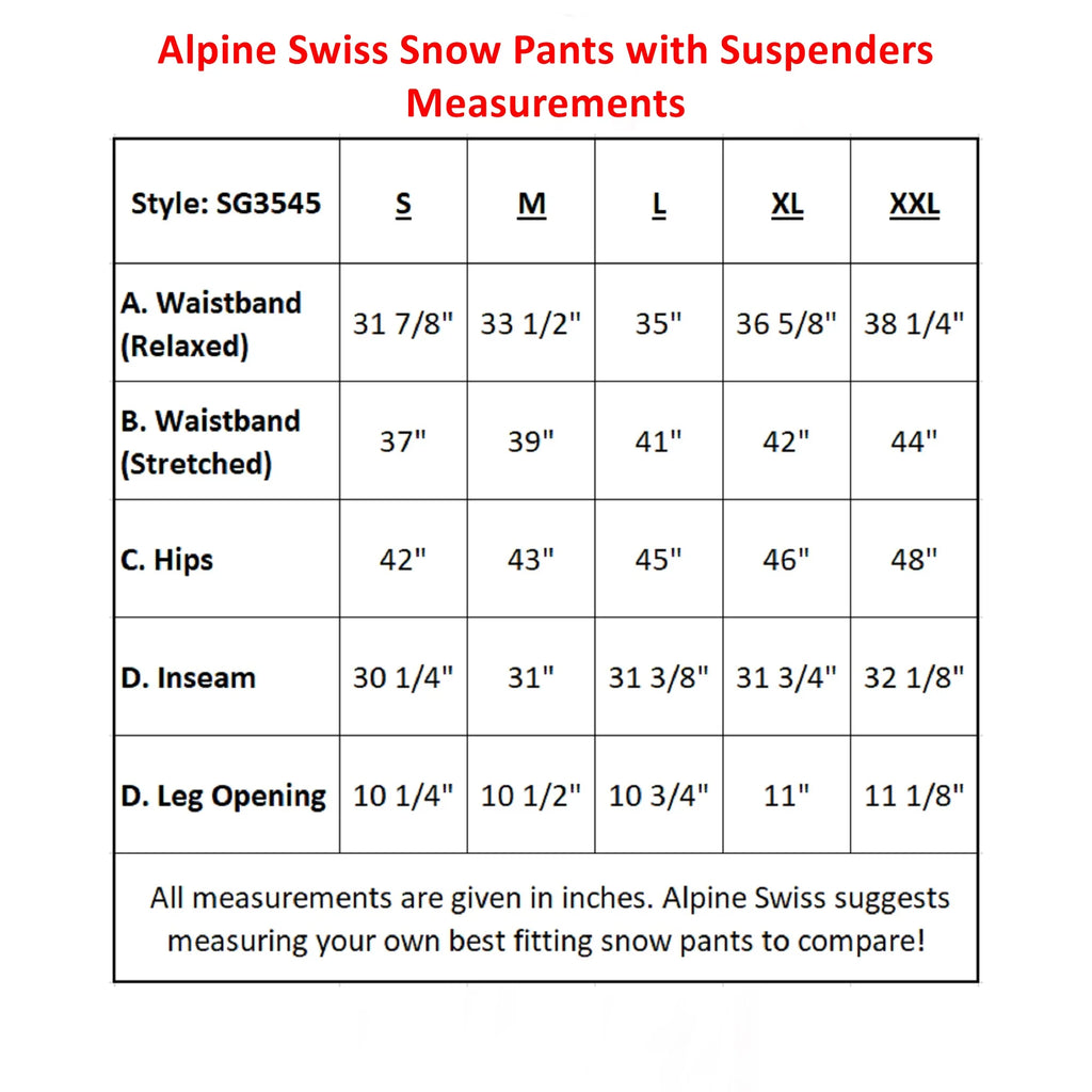 Waterproof Snowboard Ski Snow Pants with Removable Suspenders B8429