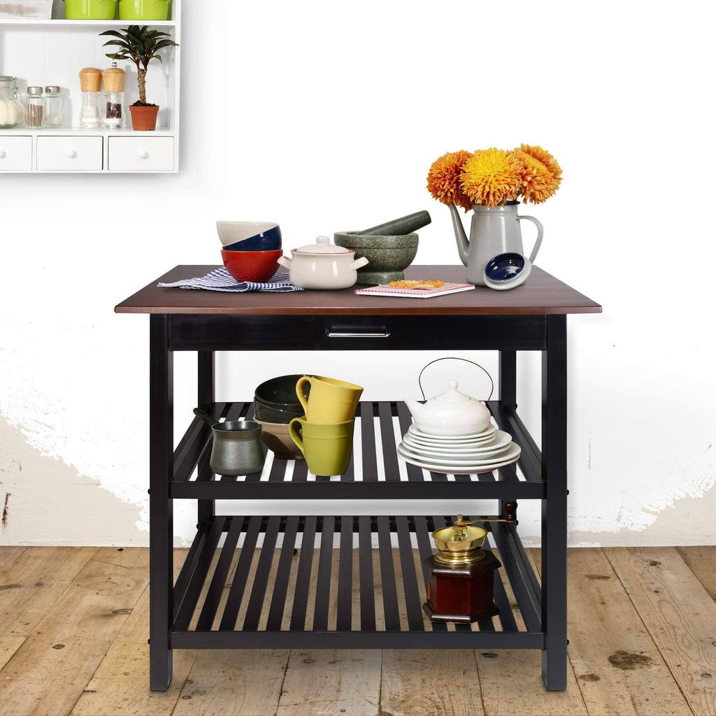 Solid Wood Kitchen Island D18571