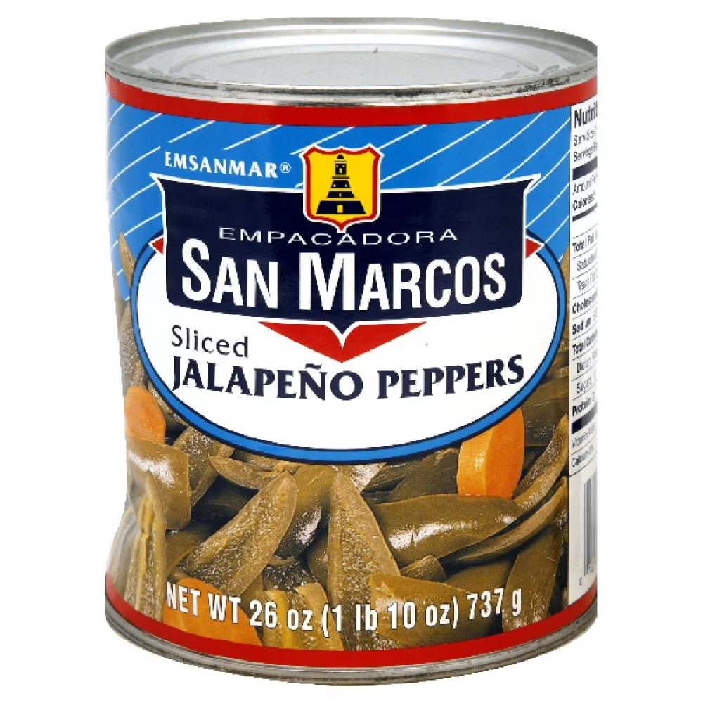 Sliced Jalapeno Tin, 26-ounces (Pack of 18) O459