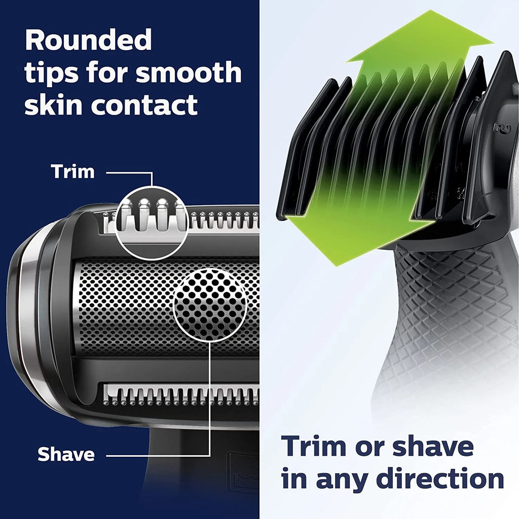Electric Shaver with Back Hair Piece D925025