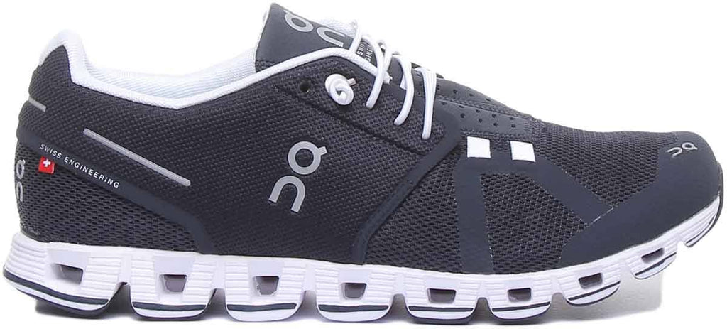 Navy White Running Shoes U9337