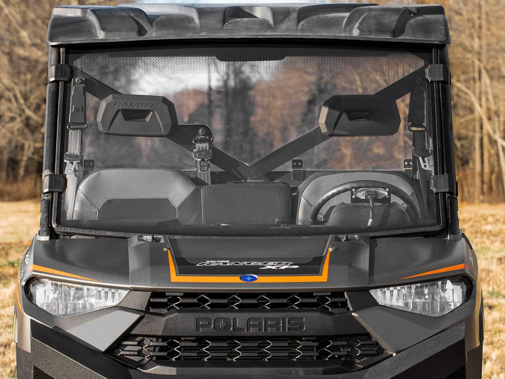 Clear Scratch Resistant Full Windshield for Polaris Ranger XP 1000 / Crew P41952