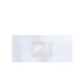 White Engineered Composite Stone Single Basin Vanity Top Z22788