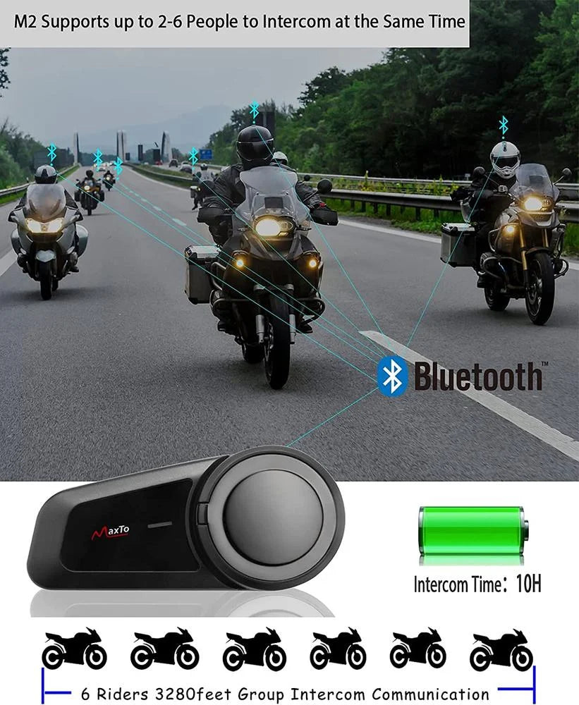 Motorcycle Helmet Bluetooth Intercom Headset O542822