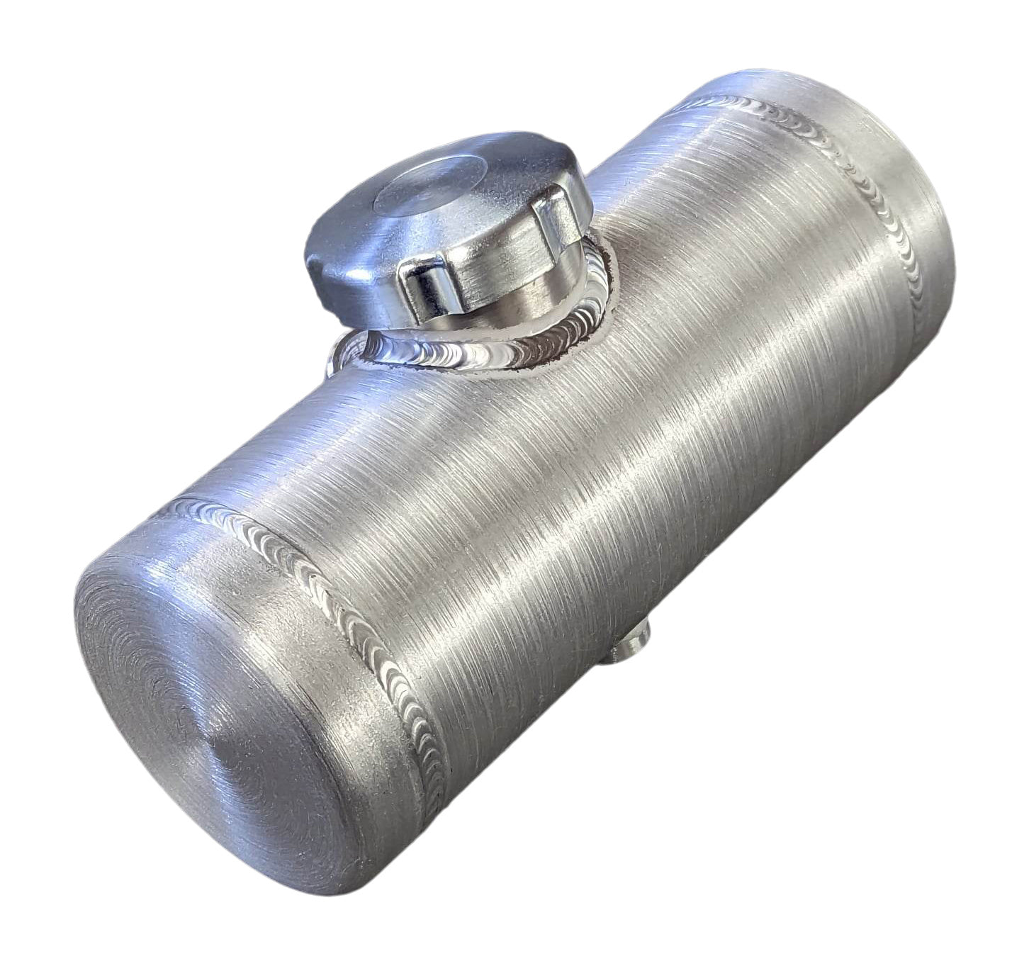 4x8 Center Fill Spun Aluminum Gas Tank .39 Gallon 1/4 NPT F40875