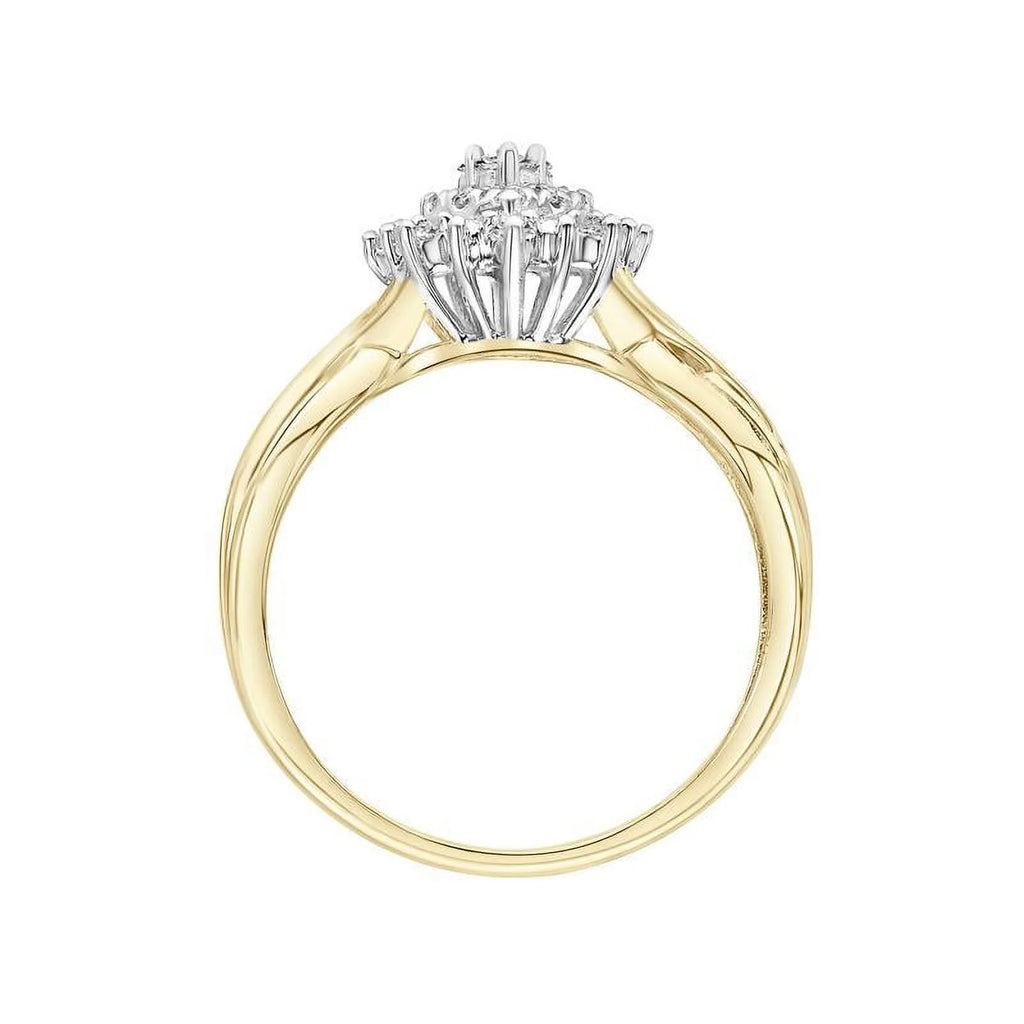 10KT Yellow Gold Marquise Diamond Ring R853797