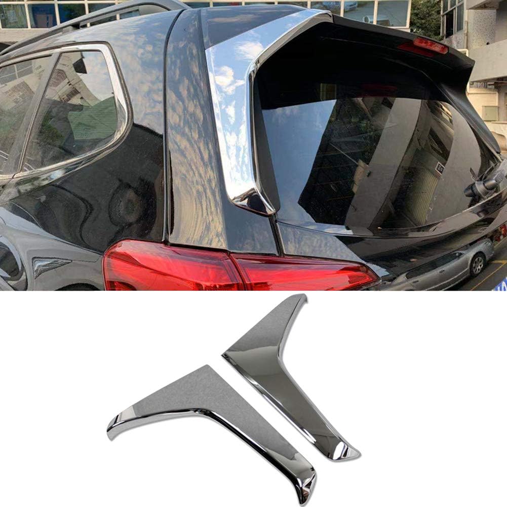 Chrome Rear Spoiler Wing Window Cover Trim Pack of 2 C5441