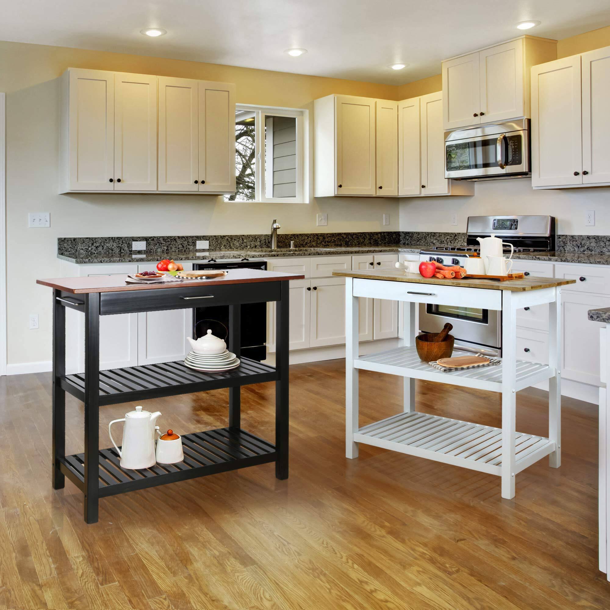 Solid Wood Kitchen Island D18571