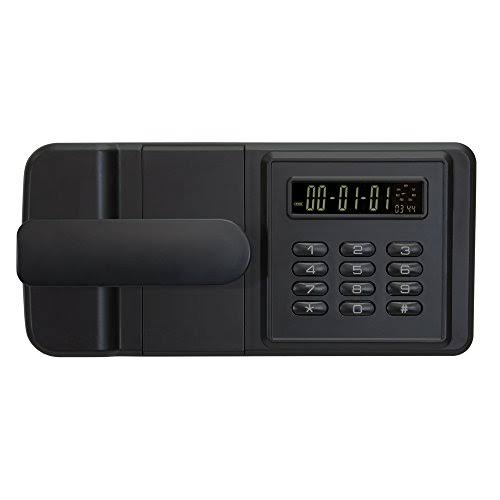 Navy Blue Storage Cabinet with Keyless Electronic Lock Handle I8957