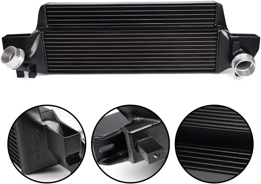 Front Mount Intercooler Kit for BMW F54 F55 F56 F57 2014 Up Black L4360