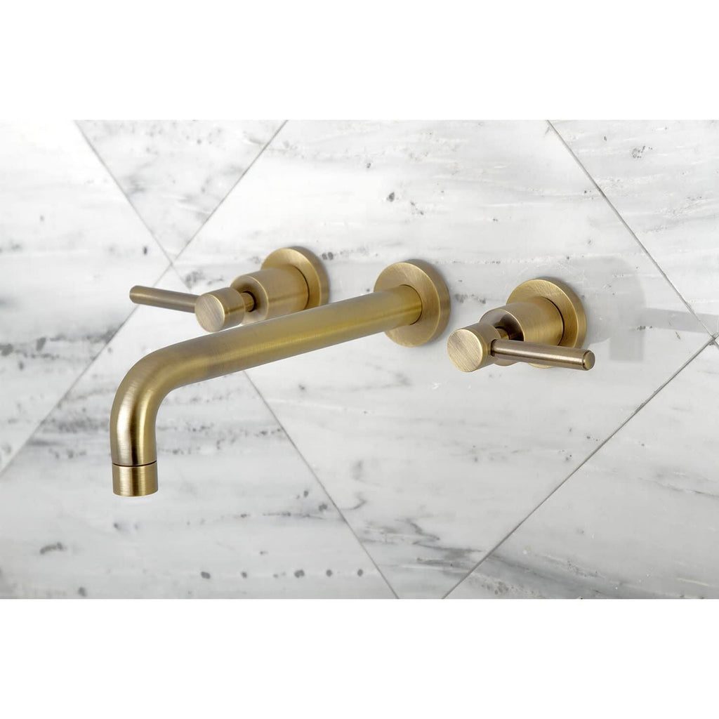 Polished Brass Wall Mount Roman Tub Faucet L77718
