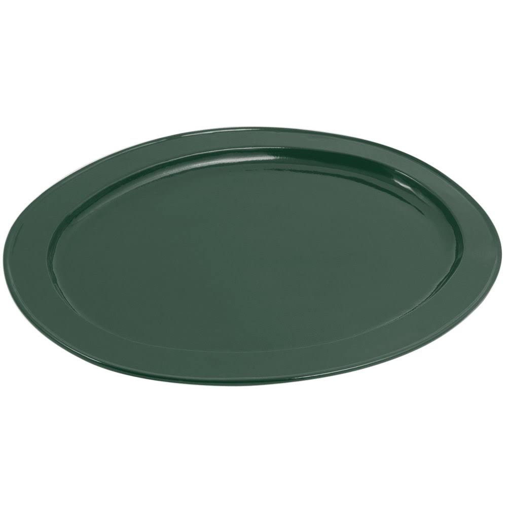 Hunter Green Sandstone Finish Cast Aluminum Oval Platter K6738