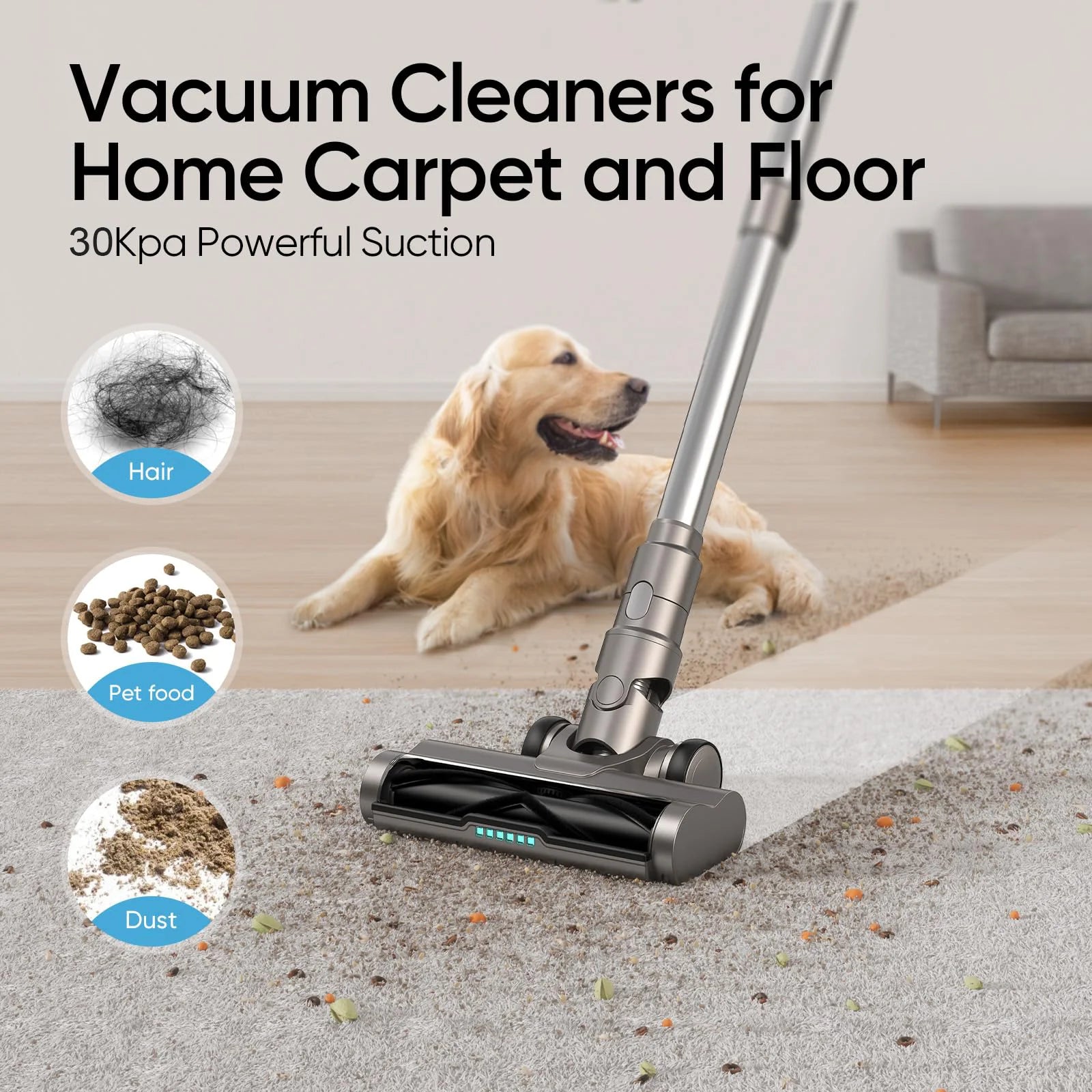 Cordless Stick Vacuum Cleaner with LED Display R286711