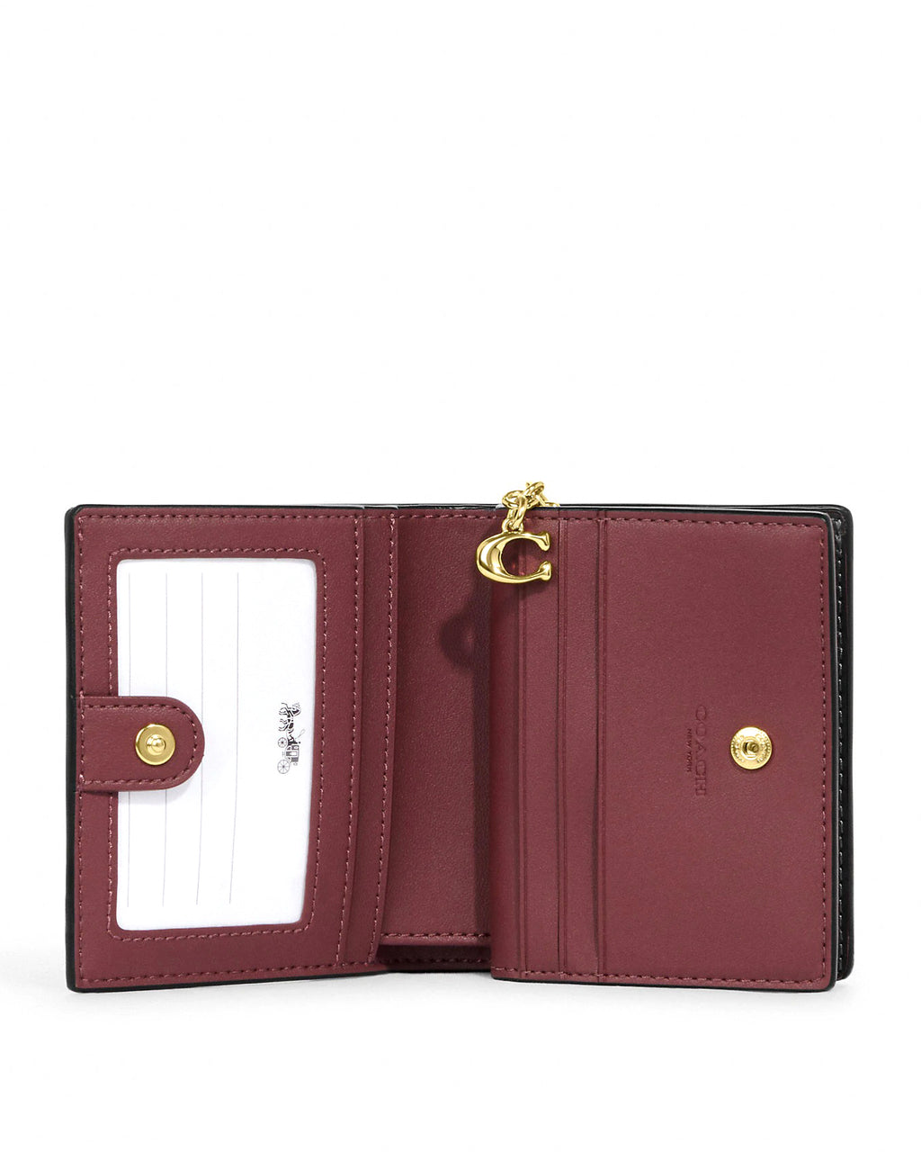 Snap Wallet In Signature Leather (Black) N355641