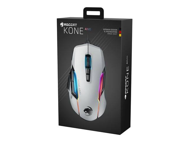 White Optical Wired USB Mouse N13739