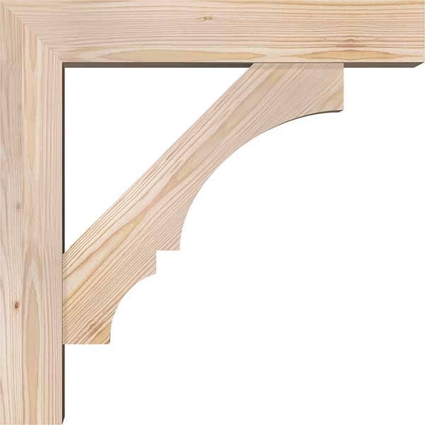 5 1/2x22W x 24x22D x 24x22H Douglas Fir Smooth Bracket S532608