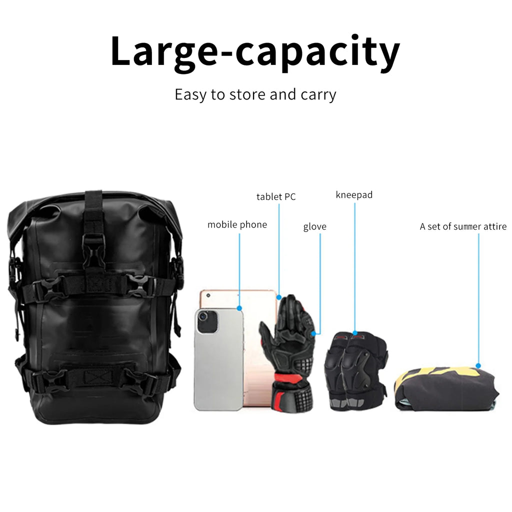 Motorcycle Bag, Waterproof 8L Frame Motorbike Side W381867