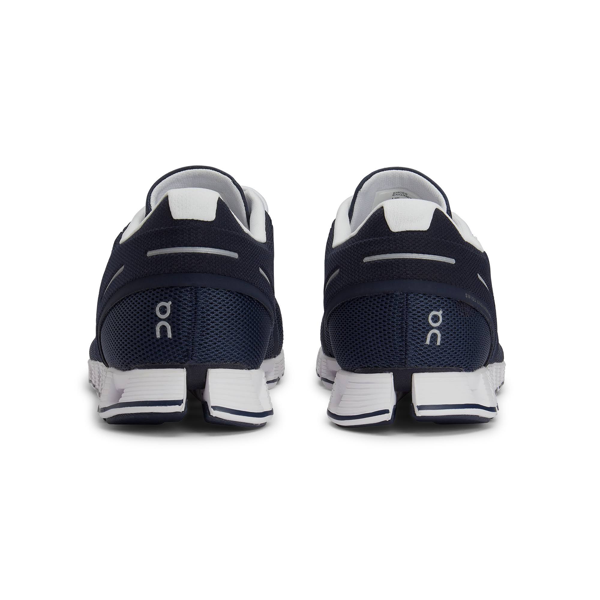 Navy White Running Shoes U9337