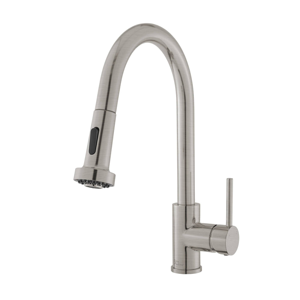 Chrome Pull Out Single Handle Kitchen Faucet D636