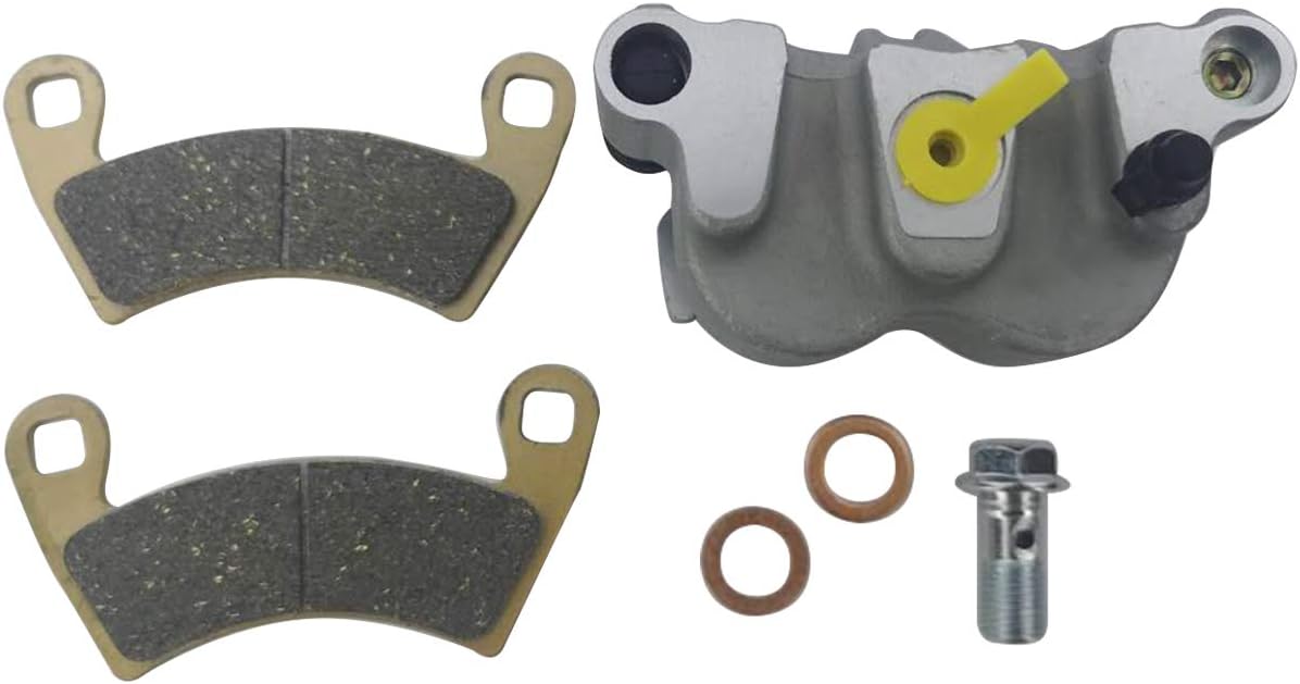 Front Right Brake Caliper with Pads without Mounting Bracket Pack of 2 L11508