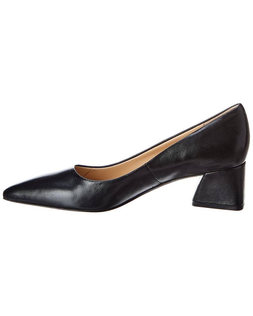 Black Leather Pump - Size 7 Q433480