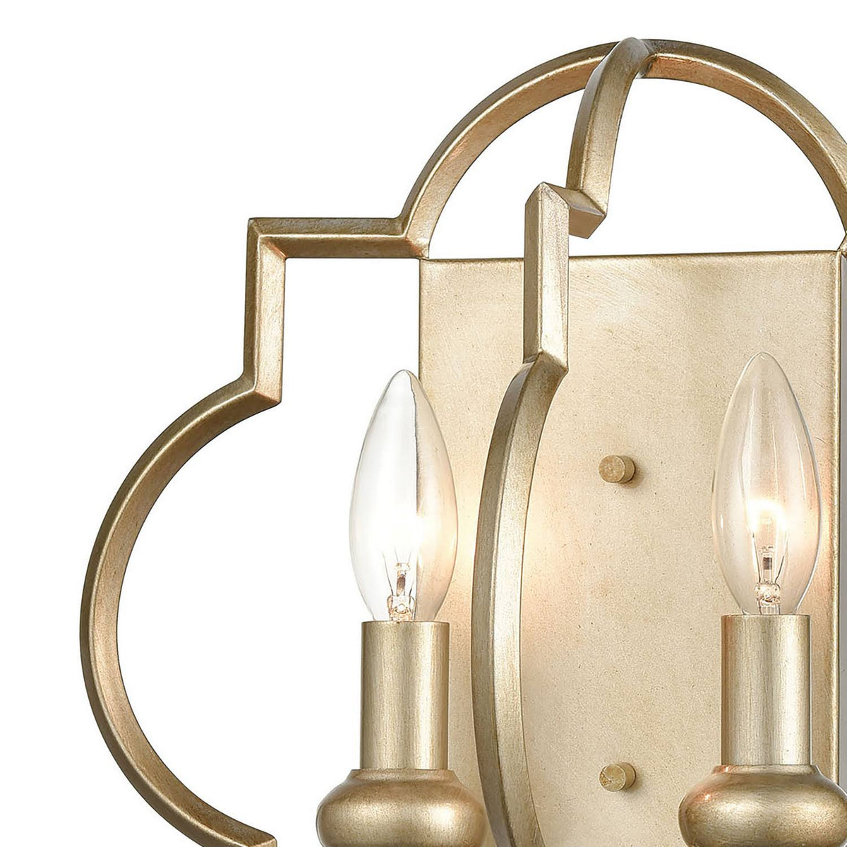 Aged Silver 2-Light Sconce L71962