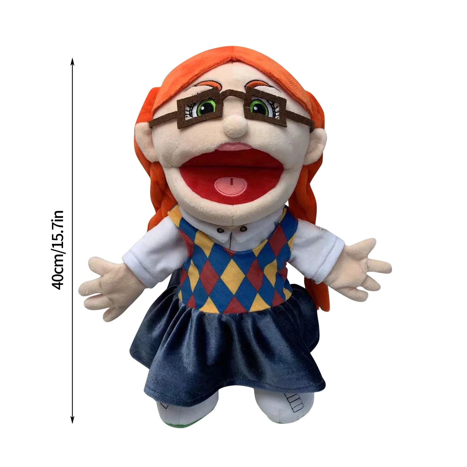 Large Jeffy Puppet Soft Plush Toy Hand Puppet I340977