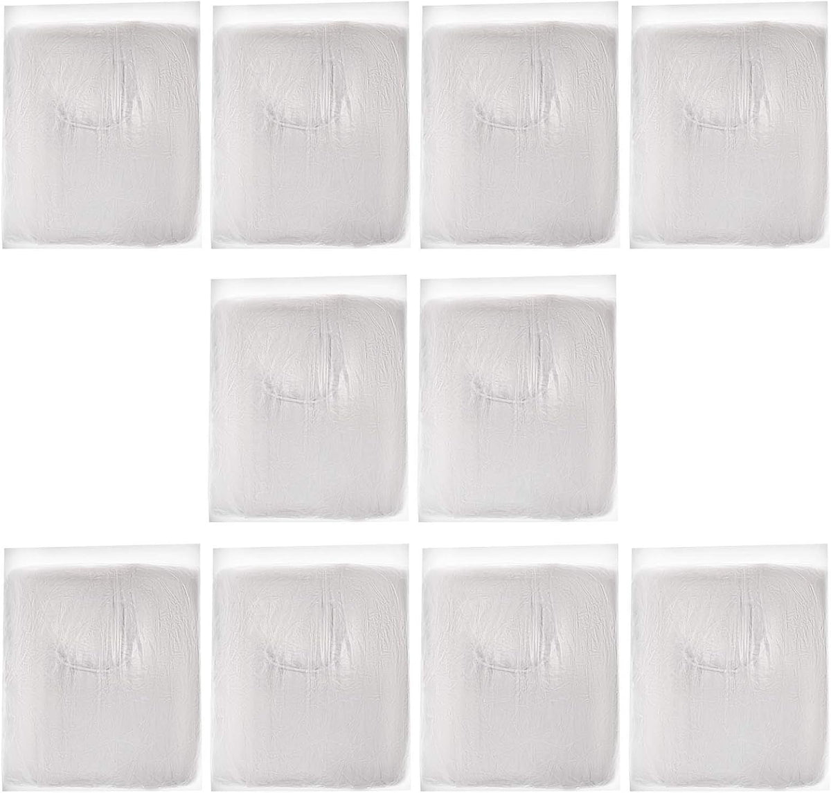 Clear Plastic Car Cover 10pcs Disposable Car Covers, 22' x 12' Universal Plastic Car Cover, Waterproof Dust-Proof Full Cover, Outdoor Indoor Car Cover, Effective Protection, Universal Type J600