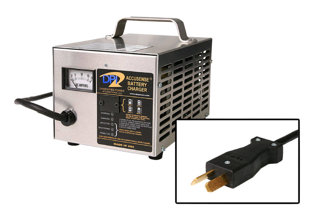 48Volt 17AMP Golf Cart Battery Charger with Crowfoot Connector K842900