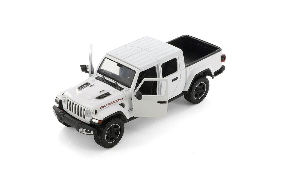 White Jeep Gladiator Pickup Truck Diecast Model Car I1837