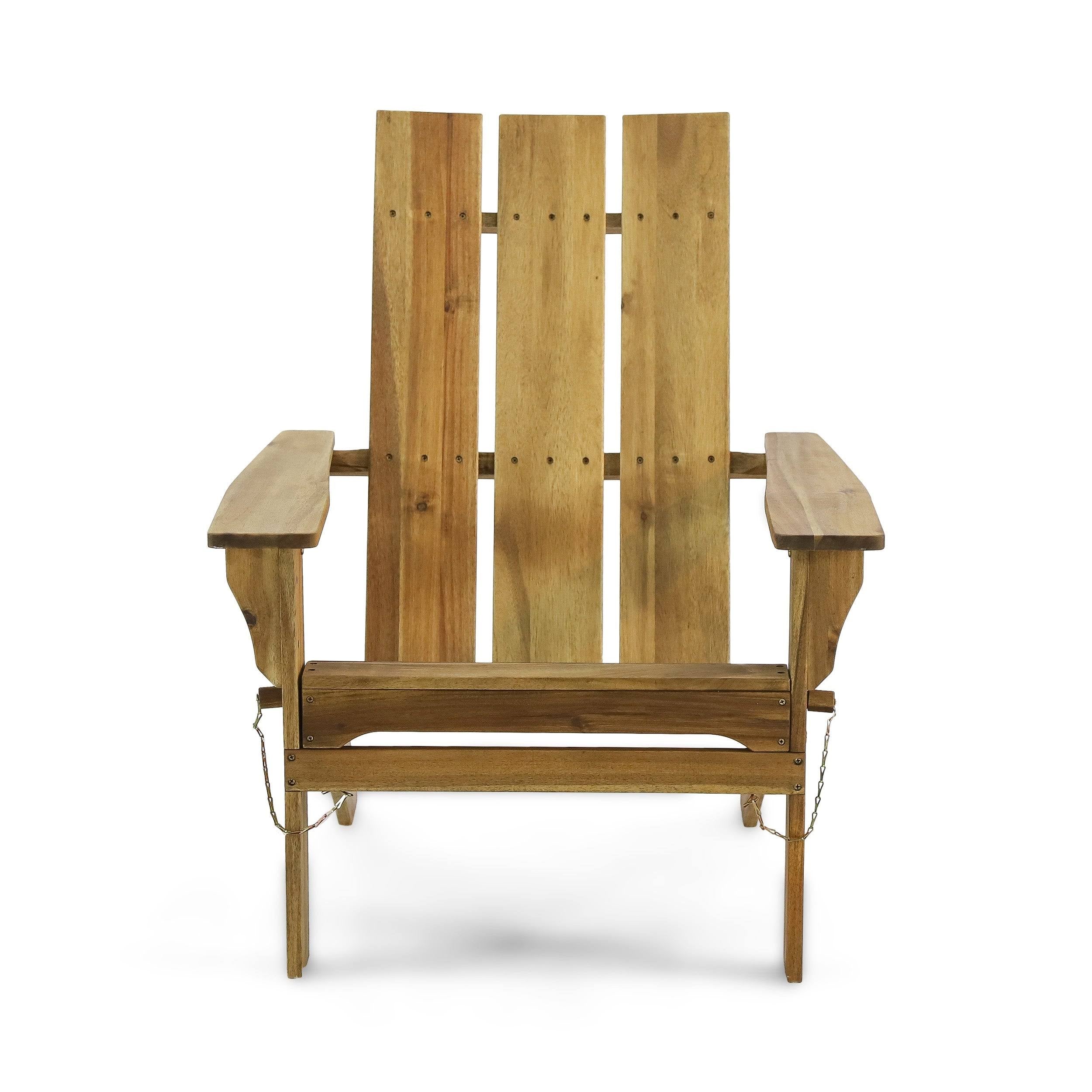Acacia Wood Foldable Adirondack Chair X3007