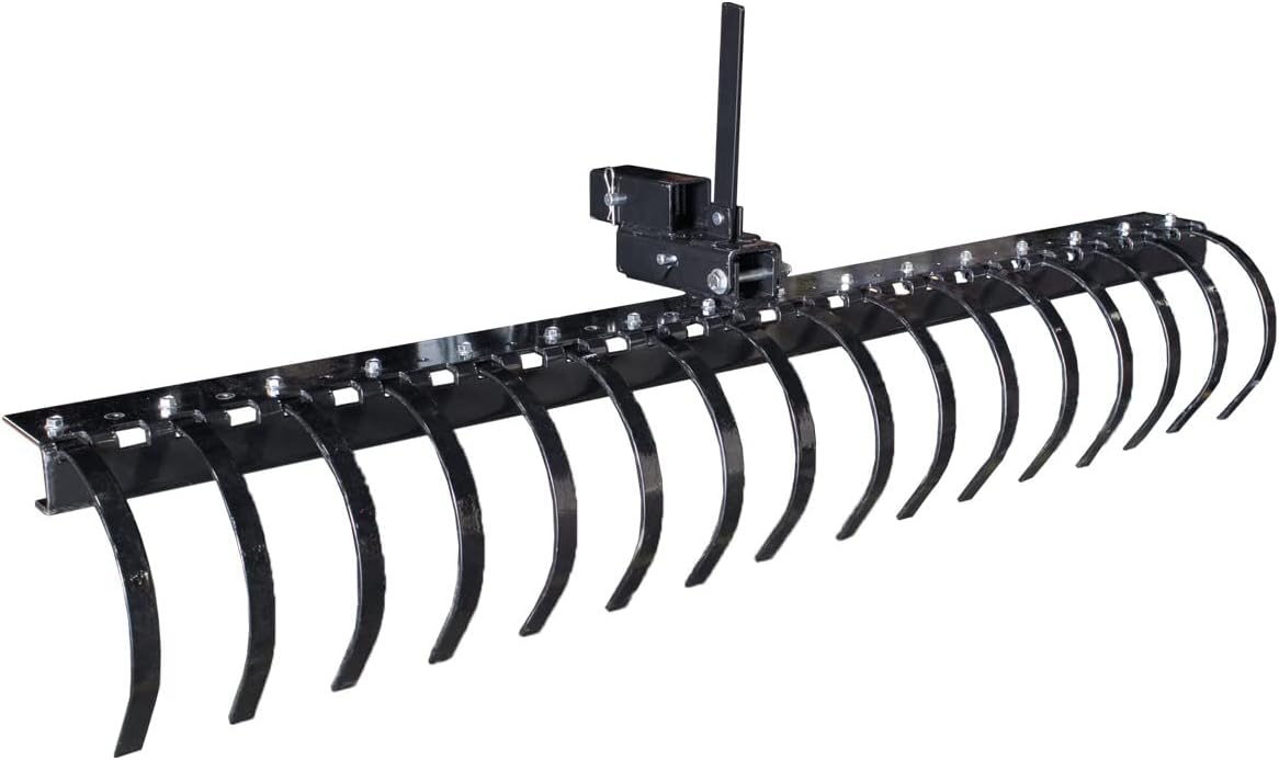 Impact Implements Pro Landscape Rake with Tipper Latch for ATV/UTV with 2" Receiver D53615
