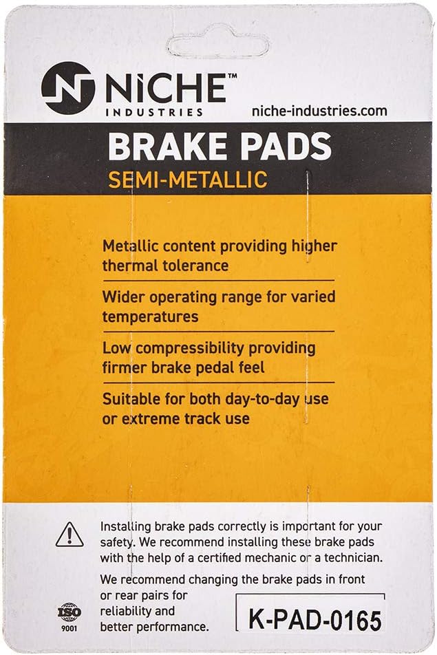Brake Pad Set Semi-Metallic Pack of 2 T807