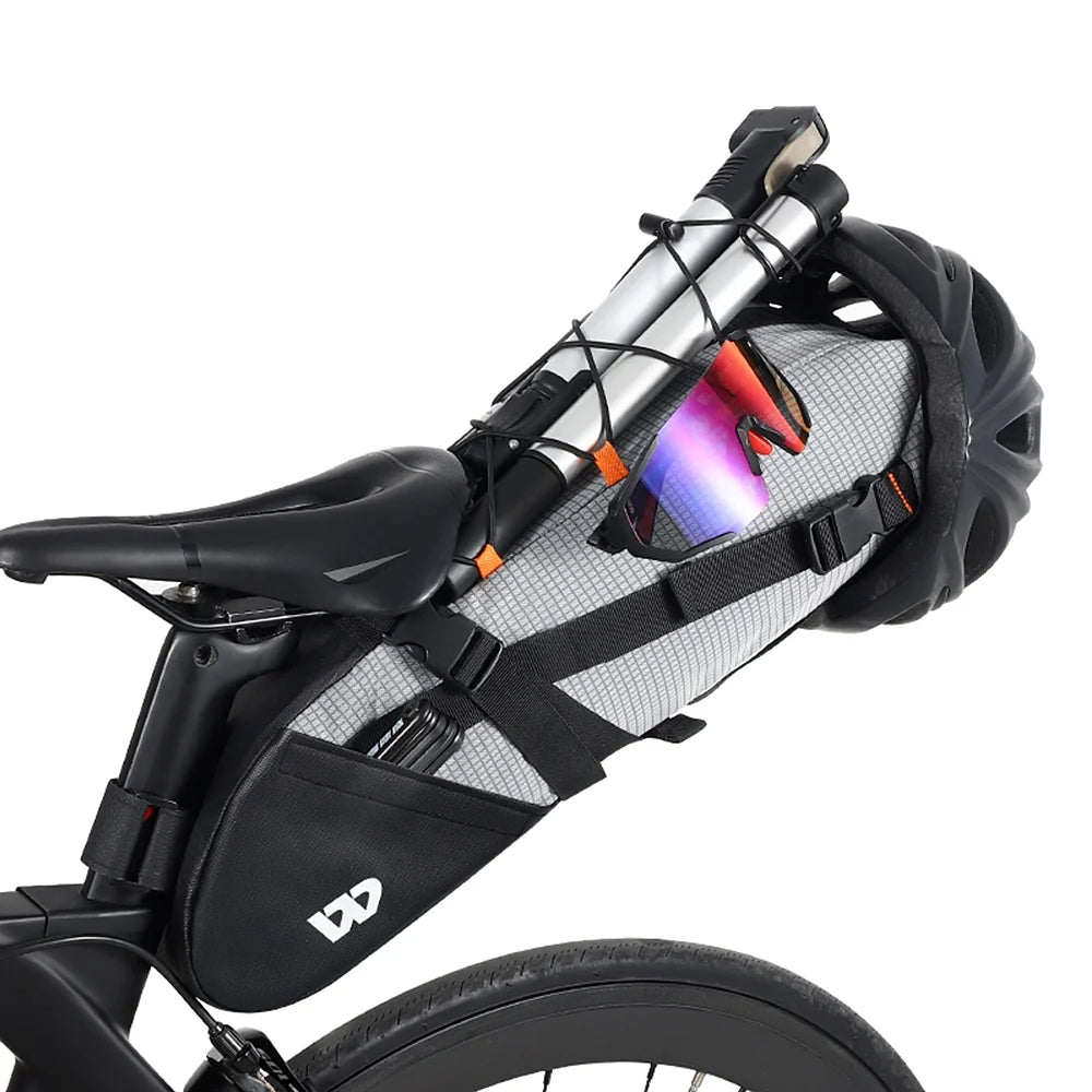 Waterproof Bike Saddle Bag 10L Tail Bag Pannier S12780