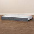 Gray Finished Wood Twin Size Trundle W381