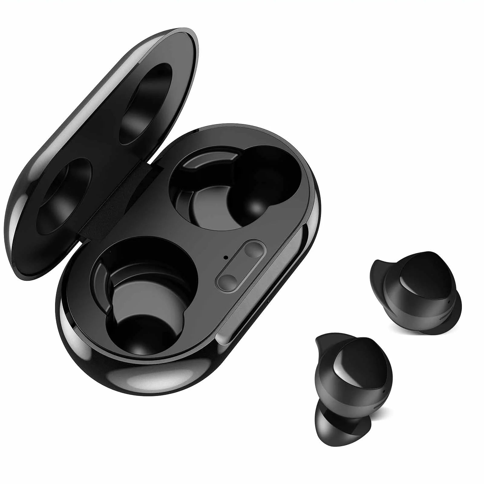 Black True Bluetooth Wireless Earbuds with Active Noise Cancelling M7323