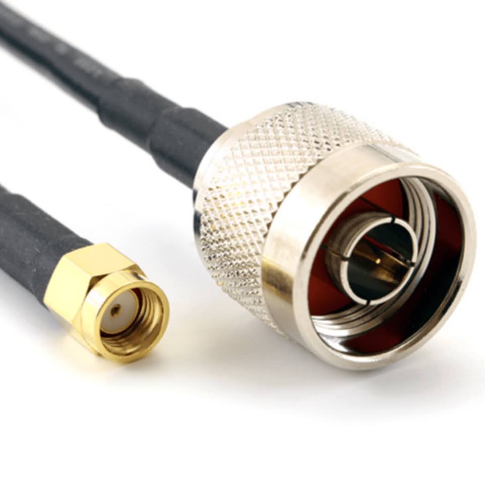 100 ft. LMR400 Size Coax Cable with SMA-RP Male to N-Male Connector R67412