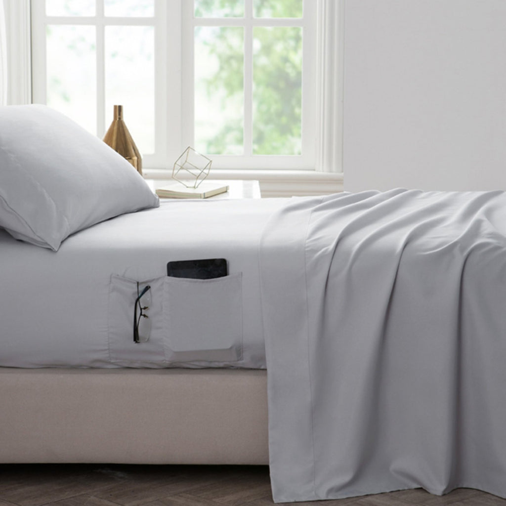 Supersoft Nightfall Navy Bedside Pocket Sheet Set G291