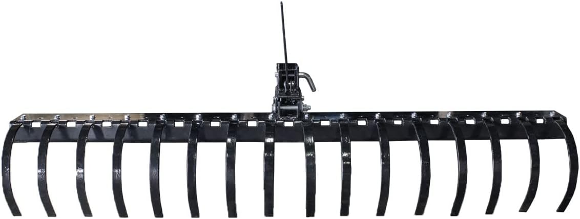 Impact Implements Pro Landscape Rake with Tipper Latch for ATV/UTV with 2" Receiver D53615