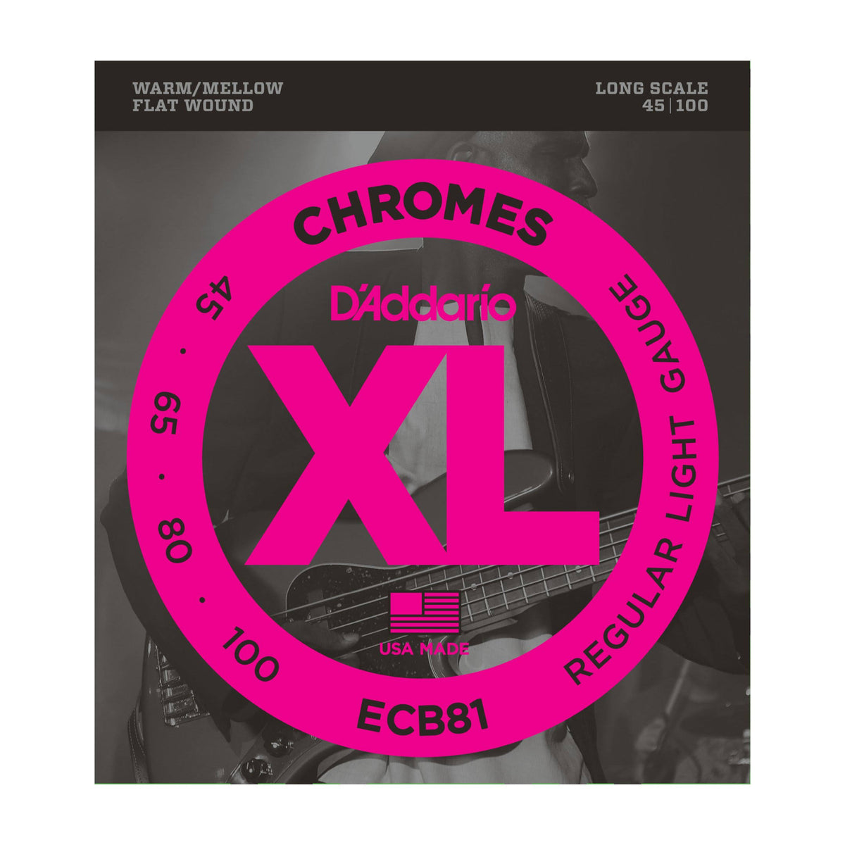 Chromes Bass Strings Light 45-100 Long Scale R8629