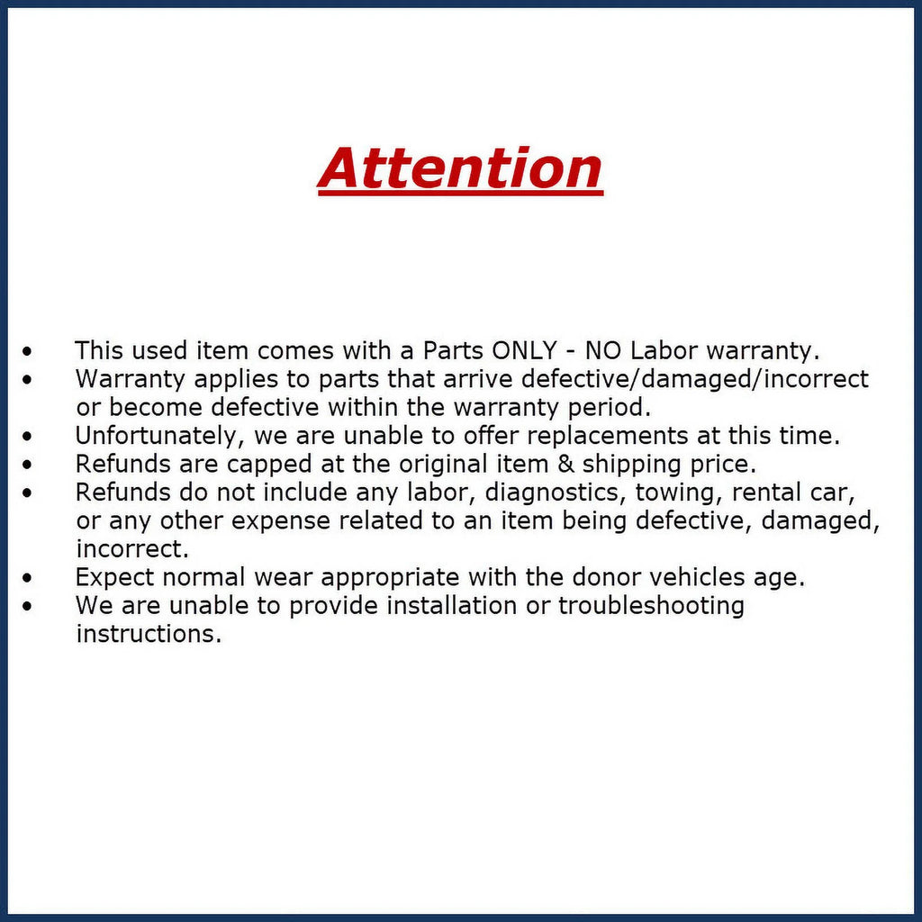 Pre-Owned Subaru Forester Information Display Screen OEM Z951851
