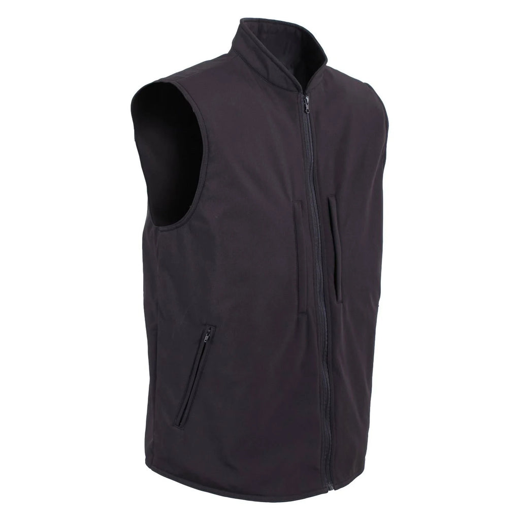 Black Soft Shell Vest W2547